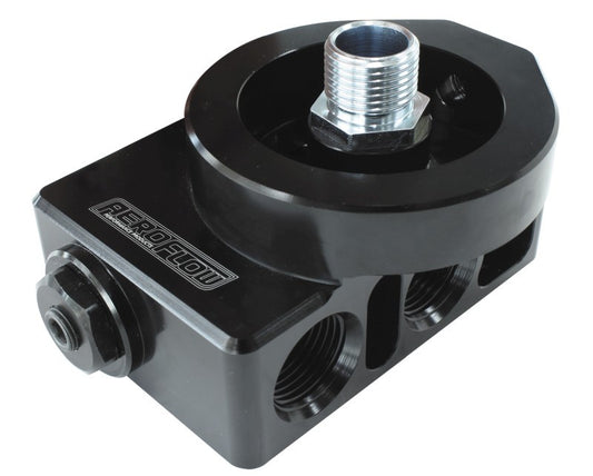 AF64-4112 - Remote filter head & thermosta-10ORB x4,1/8" port 71deg Open