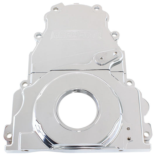 AF64-4361C - HOLDEN / CHEV LS BILLET 2 PIECTIMING COVER CHROME