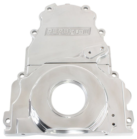 AF64-4361P - HOLDEN / CHEV LS BILLET 2 PIECTIMING COVER POLISHED
