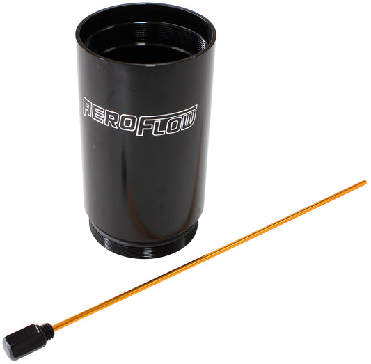 AF64-4373BLK - UNIVERSAL CATCH CAN EXTENSION AIR/OIL SEPARATOR DIESEL BLACK