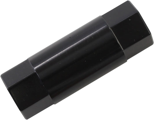 AF64-4385BLK - M6 FEMALE HEX SPACER BLACK 1 PER PACK 40mm LENGTH