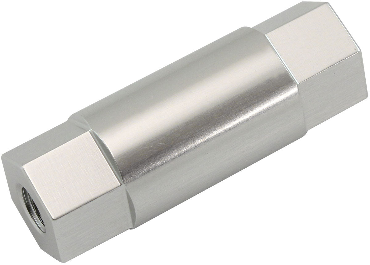 AF64-4385S - M6 FEMALE HEX SPACER SILVER 1 PER PACK 40mm LENGTH