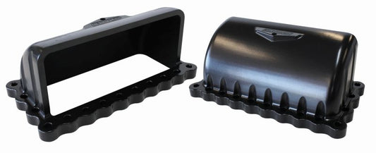 AF64-4400BLK - BURST PANEL DEFLECTOR SHIELD HARD ANODISED BLACK FINISH