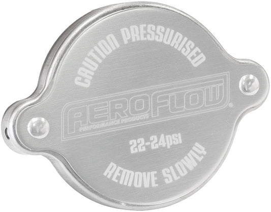 AF64-5045S - RADIATOR CAP 42MM SILVER 23PSI1.58 BAR 158 KPA LARGE S/S