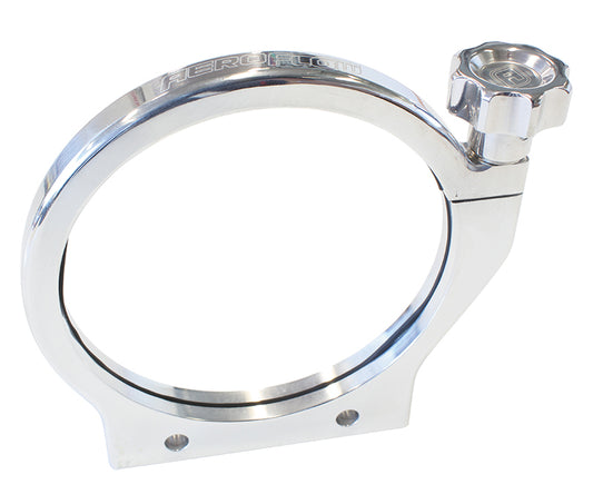 AF6400-4375 - AEROFLOW BILLET BOTTLE MOUNT 4-3/8"/111mm POLISHED