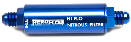 AF66-2040 - NITROUS FILTER -4AN HI-PRESS BLUE NOS15550 REPLACEMENT