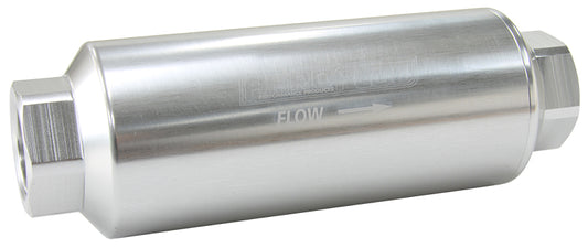 AF66-2044S-10 - AEROFLOW PRO FILTER 10 MICRON SILVER FEMALE-12ORB 2 x 5.5"