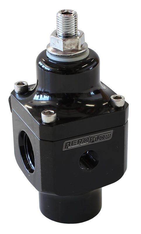 AF66-2047BLK - 2 PORT FUEL PRESSURE REGULATORBLACK 750+ HP @ 4-12 PSI