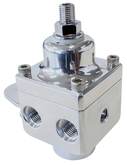 AF66-2048P - 4 PORT FUEL PRESSURE REGULATORPOLISHED CARB 1600+HP 4-12 PSI