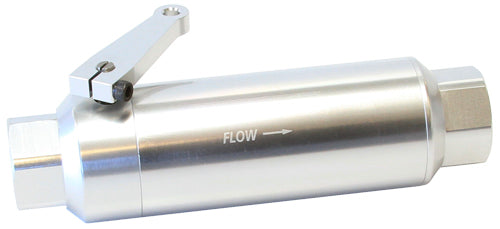 AF66-2051S - -12ORB INLINE FILTER WITH BALLVALVE STAINLESS STEEL 60 micr