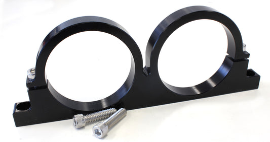 AF66-2246BLK - AEROFLOW BILLET DUAL BRACKET FOR 2.5" DIAM FILTER AF64-2150