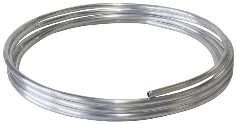 AF66-3000 - Aluminium Fuel Line 3/8" (9.5mm) 25ft (7.6m) Length Roll Raw Finish