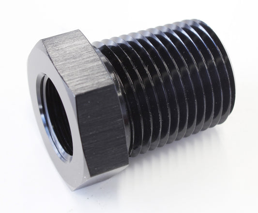 AF660-08BLK - TEMPERATURE PROBE ADAPTER BLACK 1/2" MALE 5/8" FEMALE