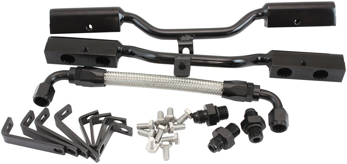 AF6999-1001 - SBC EFI FUEL RAIL KIT INTAKE MANIFOLD AIR GAP CHEV 350