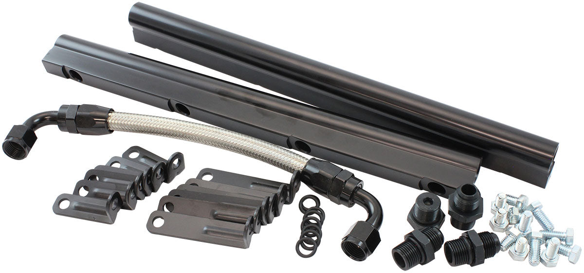AF6999-5000 - GM LS FUEL RAIL KIT EFI INTAKEMANIFOLD CATHEDRAL PORT LS1 LS2 Aeroflow - AF6999-5000