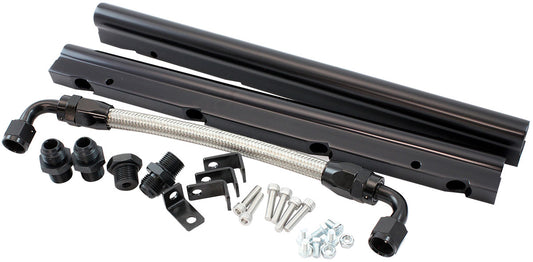AF6999-5001 - GM LS FUEL RAIL KIT EFI INTAKEMANIFOLD CATHEDRAL HI RISE LS1LS2 Aeroflow - AF6999-5001
