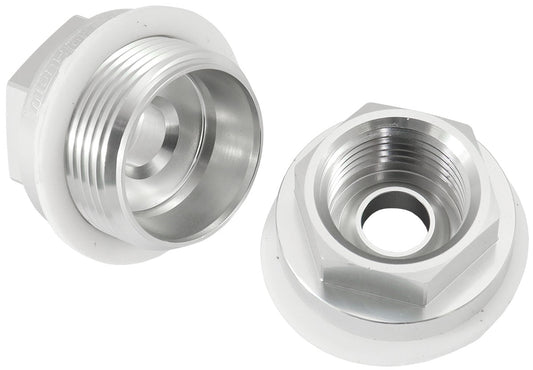 AF700-03S - HOLLEY CARB INLET FITTING SILVER MALE 7/8-20" TO 5/8-18"