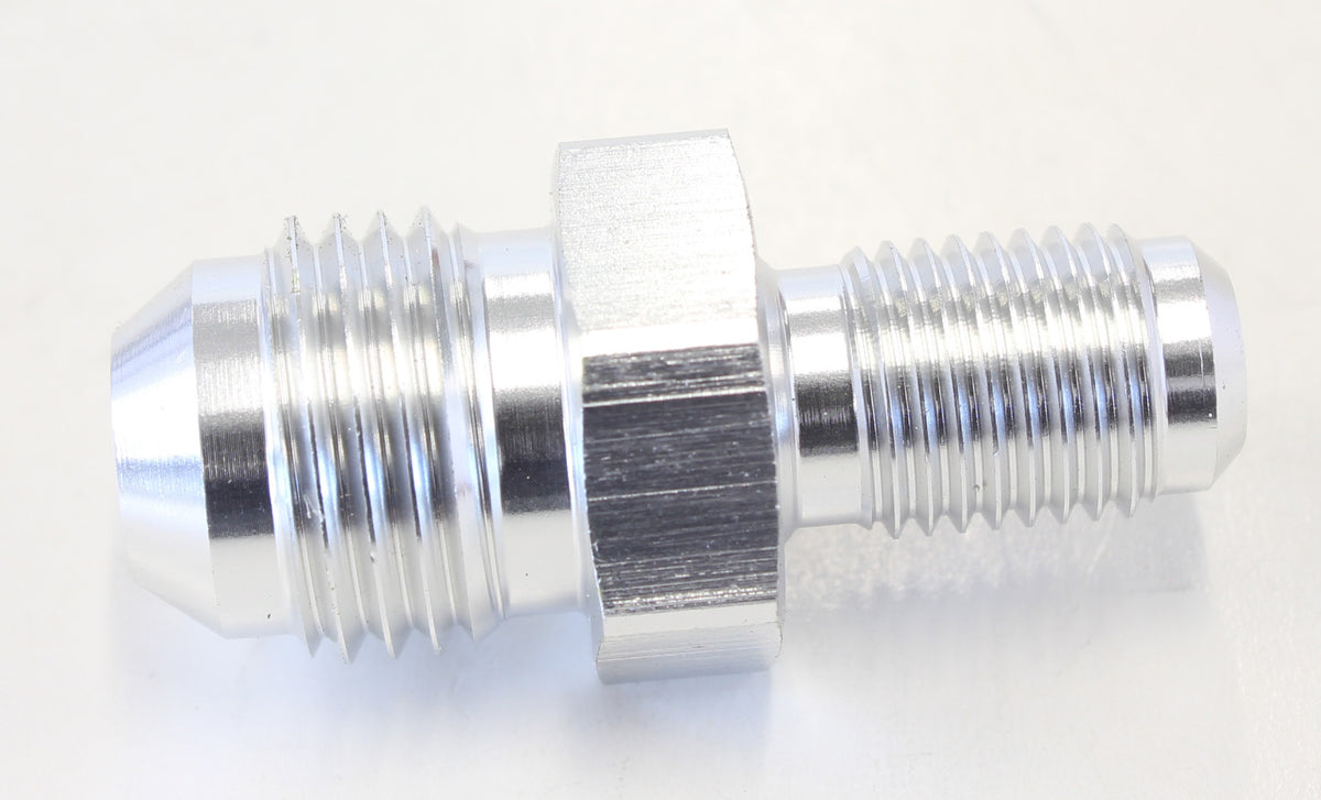 AF707-06S - 3/8"-24 DUAL SEAT FLARE -6AN SILVER ALSO CAN BE WASHER SEAL
