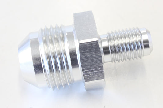 AF707-08S - 3/8"-24 DUAL SEAT FLARE -8AN SILVER ALSO CAN BE WASHER SEAL