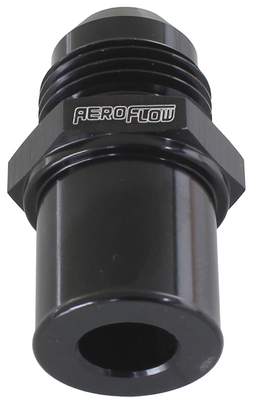 AF708-08RBLK - PRESS IN COVER BREATHER ADAPTETO -8AN BLACK BA to FG REAR