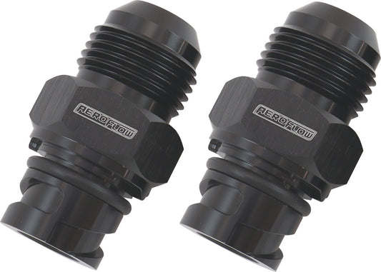 AF708-10-09BLK - SCREW IN COVER BREATHER ADAPTE-10AN SUITS FORD COYOTE V8