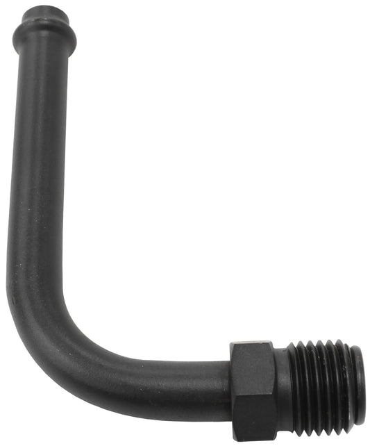 AF714-26BLK - HOLLEY / STROMBERG INLET FITTI1/2"-20 THREAD TO 5/16" 90 DEG