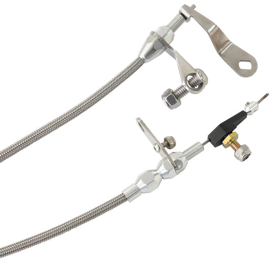 AF72-7001 - AEROFLOW KICKDOWN CABLE C6 CHROME FINISH