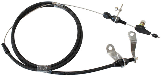 AF72-7003BLK - AEROFLOW KICKDOWN FORD C4 CABLE BLACK FINISH