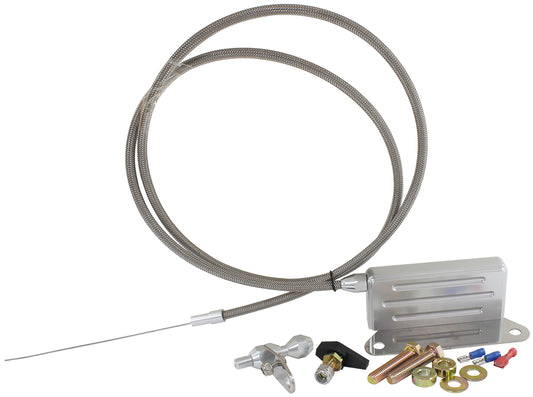 AF72-7004 - AEROFLOW KICKDOWN GM TH400 CABLE CHROME FINISH