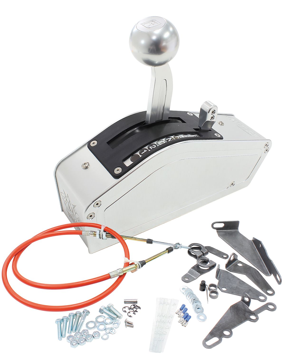 AF72-9010 - Bang Shift NITRO 2, 3 & 4 Speed Ratchet Shifter Silver Finish