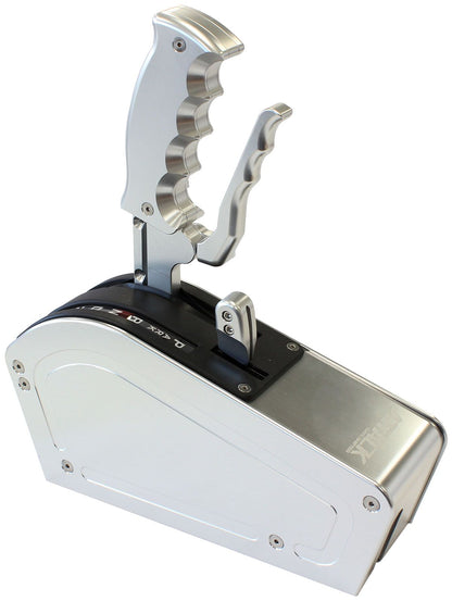 AF72-9021 - Bang Shift ATTACK 3 Speed Forward Pattern Gate Shifter Silver Finish