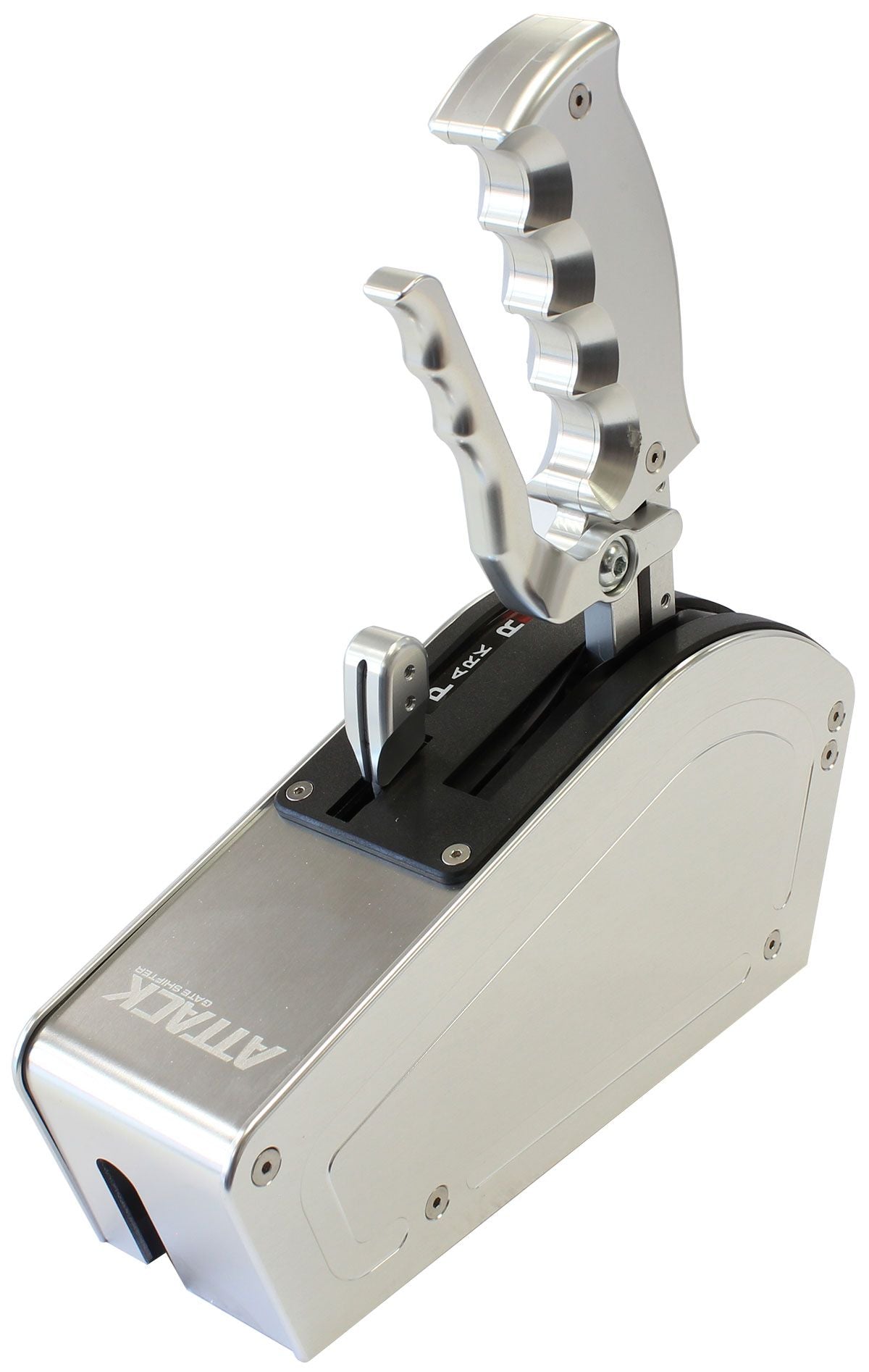 AF72-9023 - Bang Shift ATTACK 4 Speed Forward Pattern Gate Shifter Silver Finish