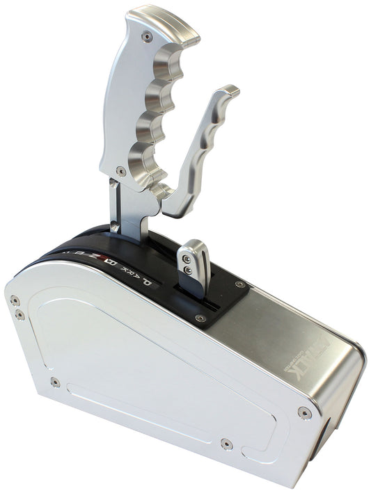 AF72-9023 - ATTACK 4 SPEED GATE SHIFTER FORWARD PATTERN SILVER BANG