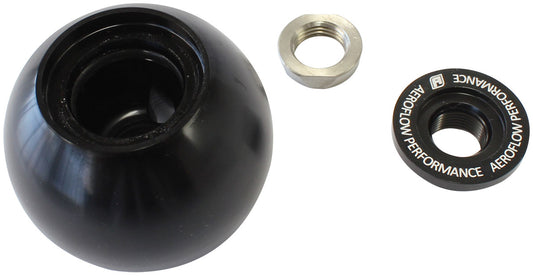 AF72-9905BLK - BARE BLACK SHIFTER GEAR KNOB NO INSERT NO BUTTON 1/2"-20