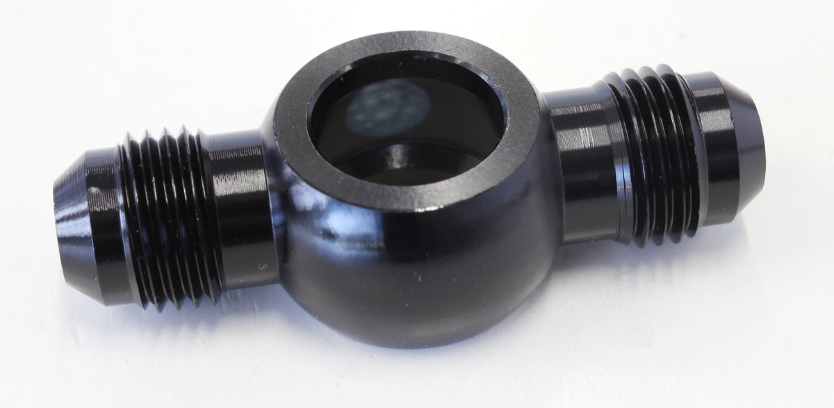 AF720-06-06BLK - Banjo 14mm to double -6AN use with AF725-06 banjo bolt