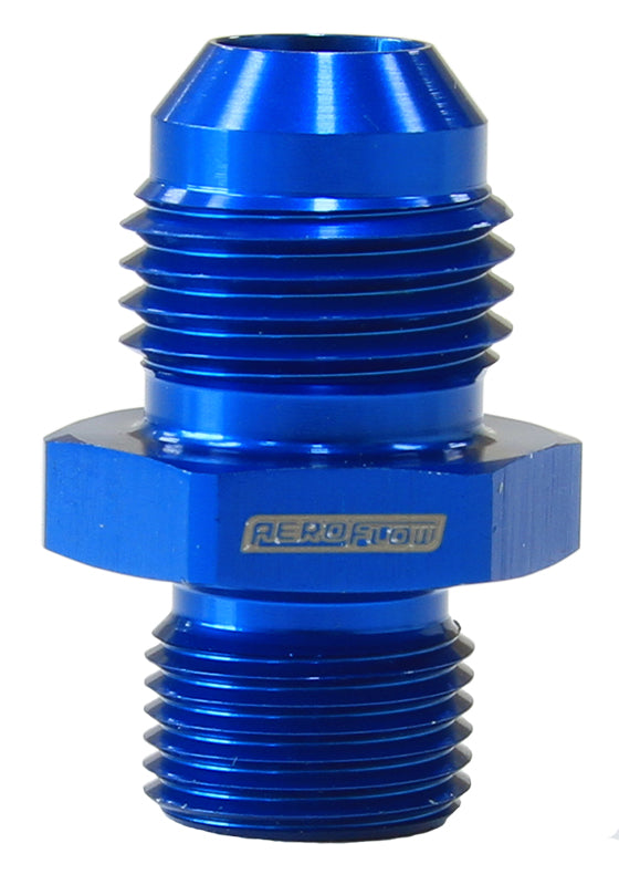 AF738-06 - METRIC M12 X 1.0MM TO -6AN BLUE MALE M12X1.0MM TO -6AN