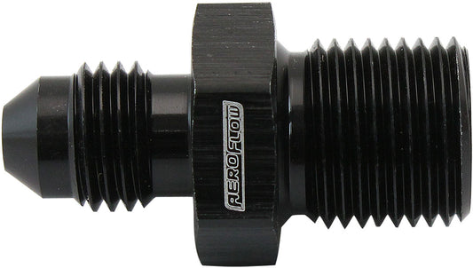 AF742-04BLK - METRIC M14 X 1.25MM TO -4AN BLACK MALE M14 X1.25MM TO -4AN