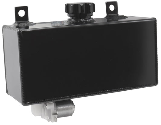 AF77-1005BLK - FABRICATED BLACK WASHER TANK WITH MOTOR -L,W,H=210X80X100MM