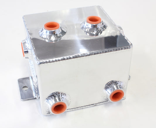 AF77-1010 - FABRIC ALLOY UNIV TANK 1L X 6 -8 ORB POLISHD WITH MOUNT TABS