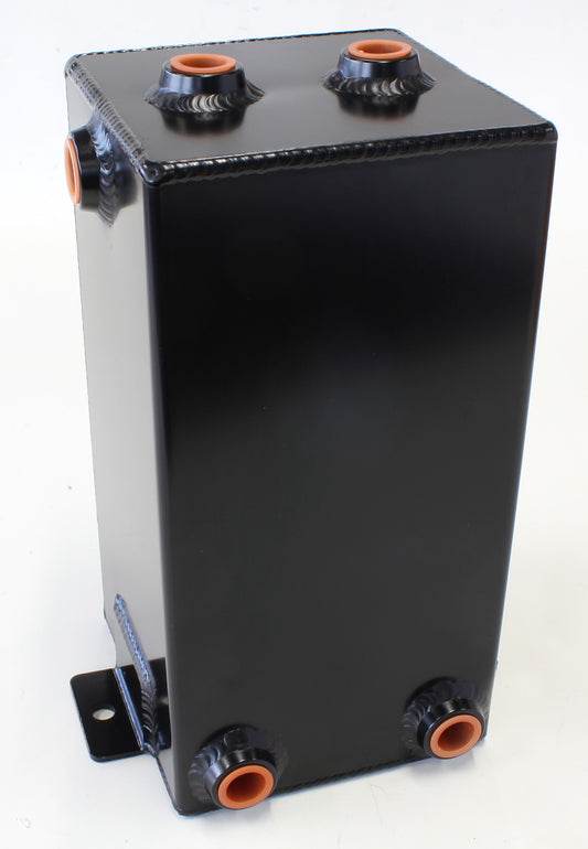 AF77-1013BLK - FABRIC ALLOY UNIV TANK 4L X 6 -8 ORB BLACK WITH MOUNT TABS