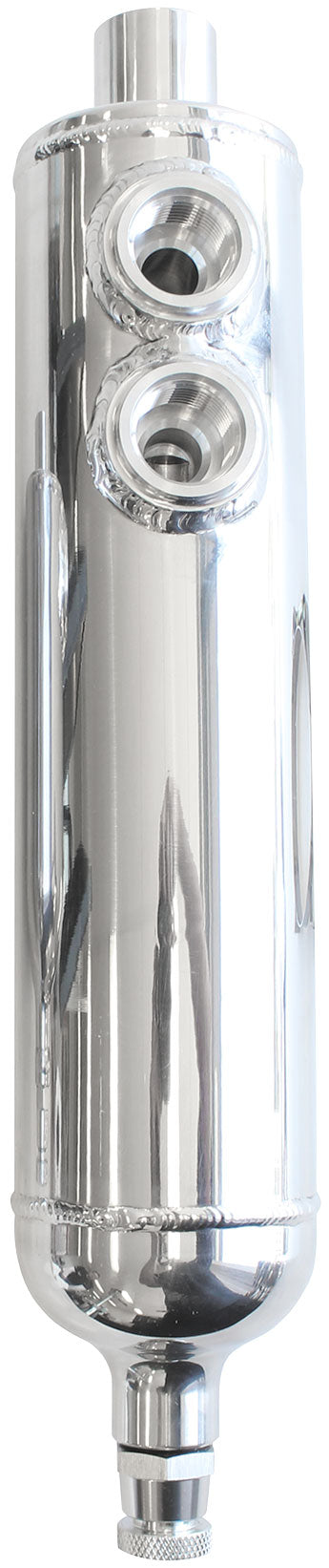 AF77-1017 - UNIVERSAL BREATHER TANK F/MALE2 X -12ORB 13" X 3" POLISHED