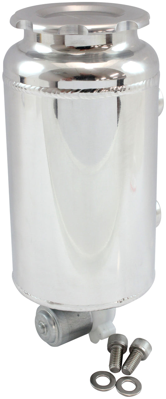 AF77-1047 - ROUND UNIVERSAL WASHER TANK POLISHED 163mm H x 88mm dia