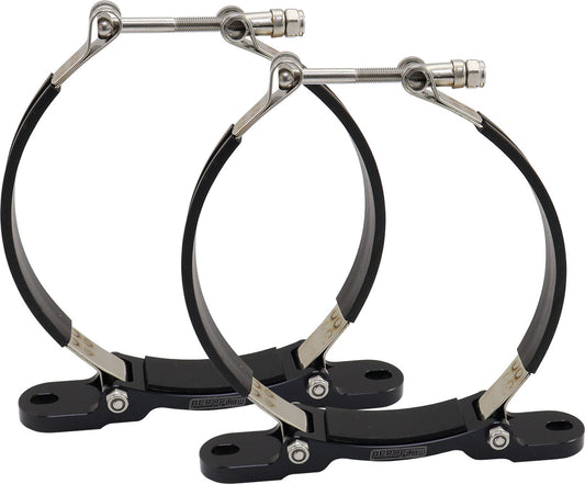 AF77-1060 - MOUNTING BRACKET DRY SUMP TANK6" DIAMETER 77-1050 PAIR BLACK