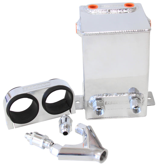 AF77-2044 - DUAL FUEL PUMP SURGE TANK KIT POLISHED 3.1L CAPACITY
