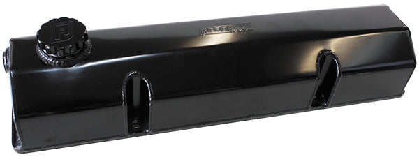 AF77-5000BLK - 350 SB CHEV FABRICATED VALVE COVERS BLACK EARLY SBC