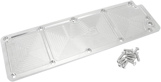 AF77-5016 - GM LS3 BILLET VALLEY PLATE COVER RAW LS AFM / DOD DELETE