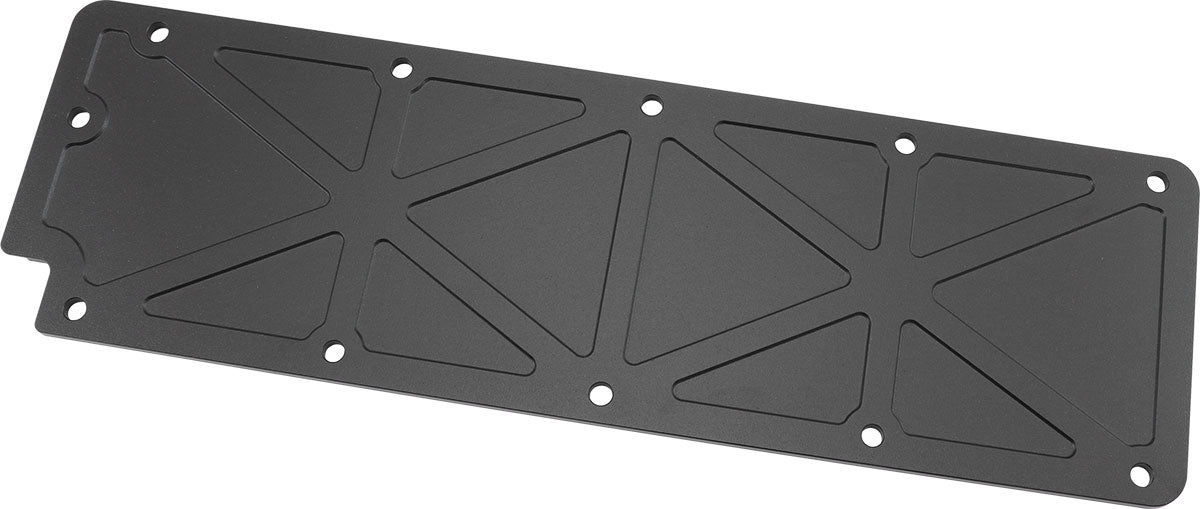 AF77-5027BLK - GM LS2 TRUSSED VALLEY PLATE COVER BLACK CAST ALLOY LS3 LSX Aeroflow - AF 77-5027BLK