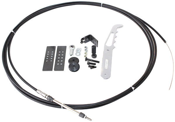AF80-1000 - CHUTE RELEASE CABLE KIT CHROMEHANDLE PARACHUTE LEVER