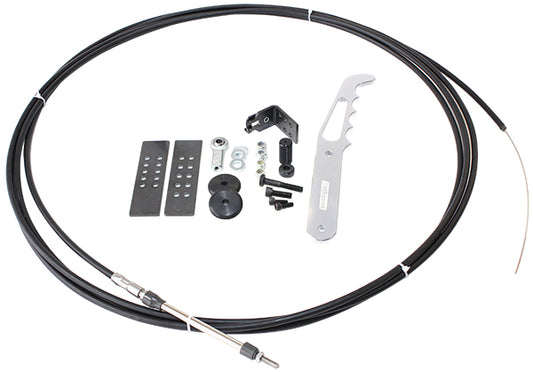 AF80-1000 - CHUTE RELEASE CABLE KIT CHROMEHANDLE PARACHUTE LEVER