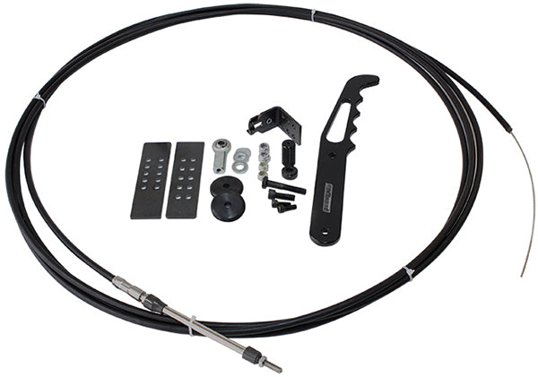 AF80-1000BLK - CHUTE RELEASE CABLE KIT BLACK HANDLE PARACHUTE LEVER
